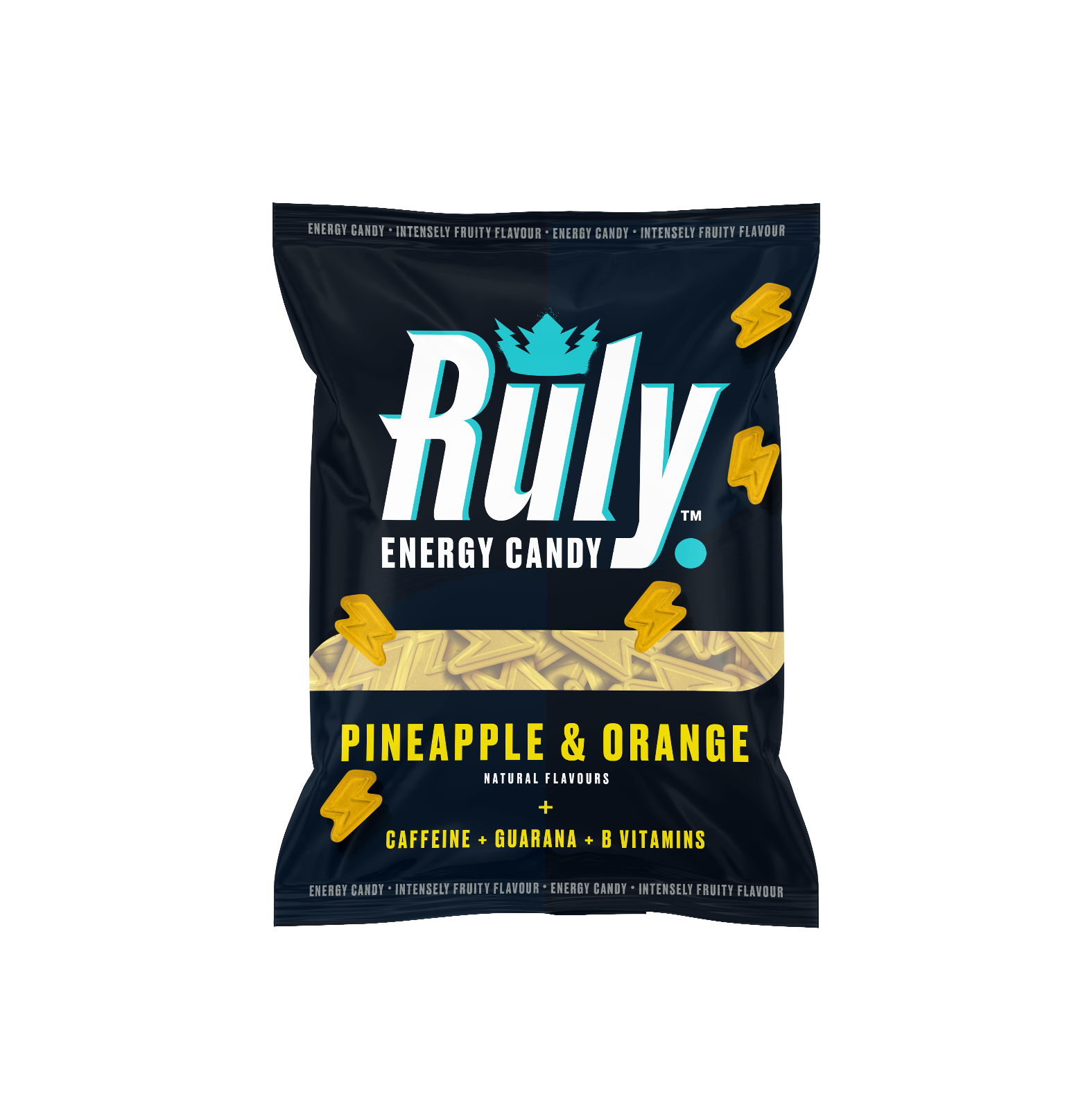 Orange & Pineapple Gummy Sweets Pack - Ruly Energy Candy
