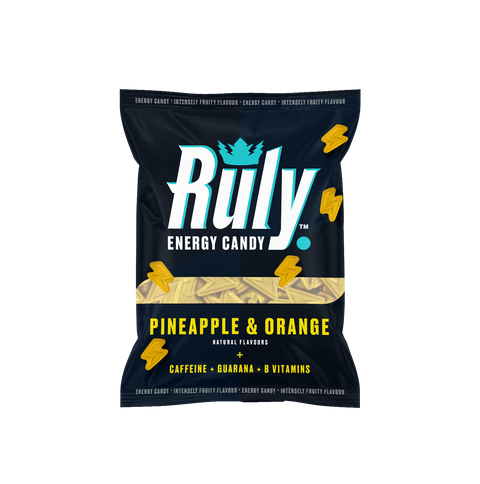 Orange & Pineapple Gummy Sweets Pack - Ruly Energy Candy
