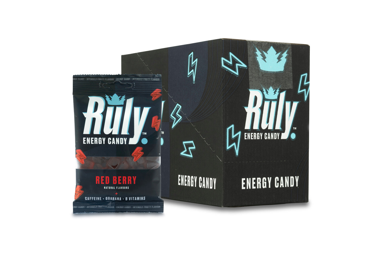 Red Berry Gummy Sweets 12 Pack - Ruly Energy Candy