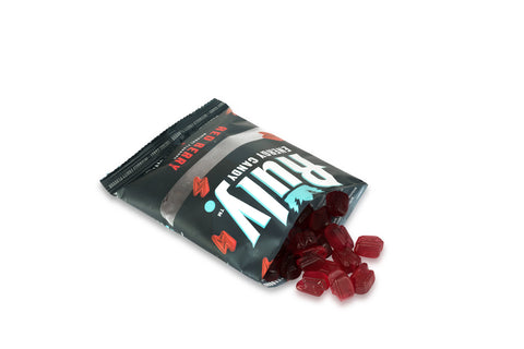 Red Berry Gummy Sweets Pack Open - Ruly Energy Candy