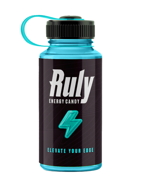 Limited Edition Blue Branded Water Bottle - Ruly Energy Candy